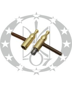 Завіс віконний латунний Ф14 лакований