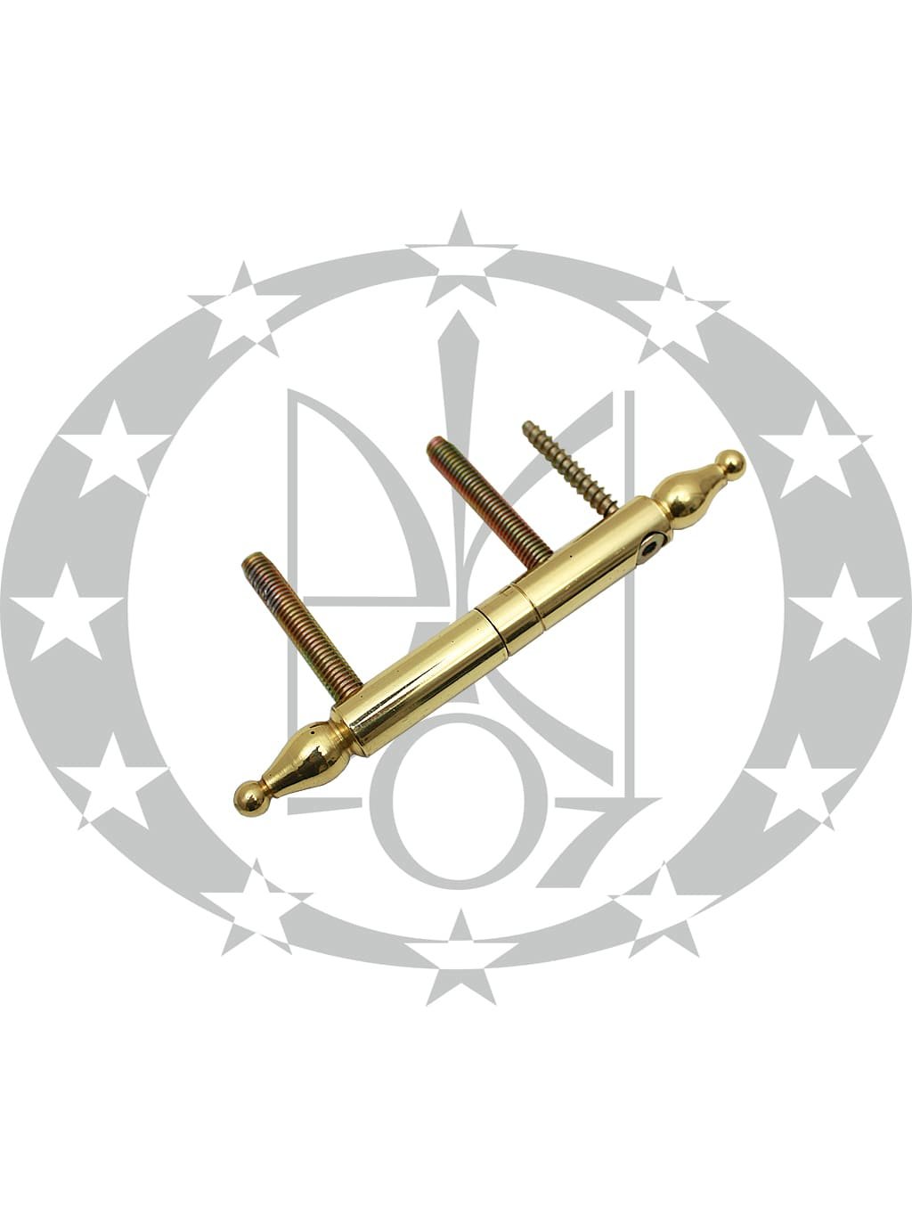 Завіс з кулькою латунний Ф14 лакований - Зображення 3