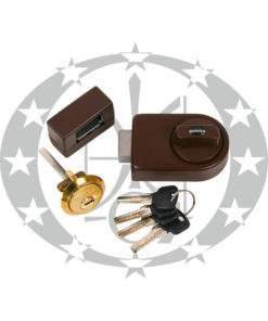 Замок накладний GERDA ZN200 коричневий