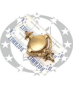 Alternative view of Дверний молоток БАРАН латунь малий