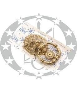 Alternative view of Дверний молоток ЛЕВ латунь