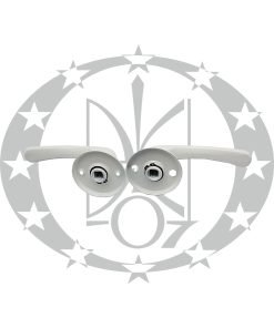 Ручка Лижа нова біла розета