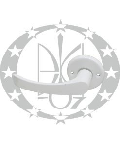 Ручка Лижа нова біла розета