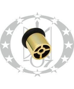 Обмежувач дверний Бочка латунь