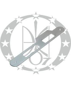 Планка до замка A.G.B. Centro хром сатин (B01000.05.34)