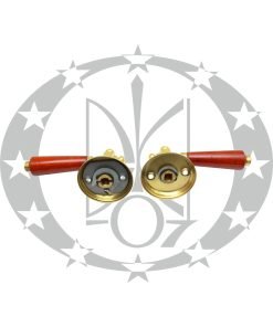 Ручка лакована Дерево розета темна