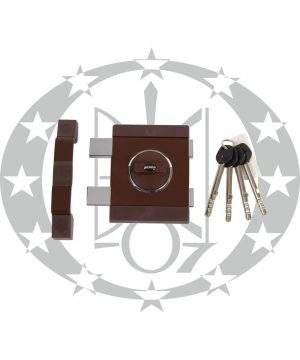 Замок накладний GERDA - TYTAN ZX GT-8 коричневий