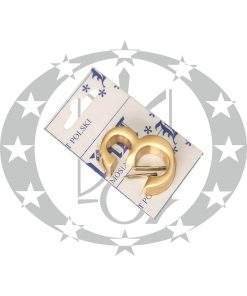 Знак малий цифра 3 латунь