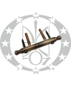 Завіс Ф14 з двома шурупами бронзовий