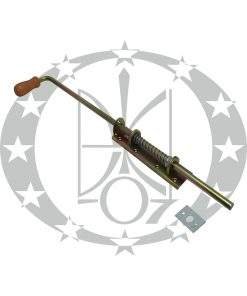 Засув польський 600 цинкований вузький з пружиною