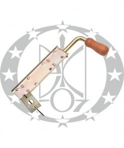 Alternative view of Засув цинкований з пружинною та дерев'яною ручкою 250