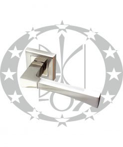 Ручка GAMA квадратна розета нікель сатинований (ZGKN)