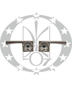 Ручка GAMA квадратна розета нікель сатинований (ZGKN)