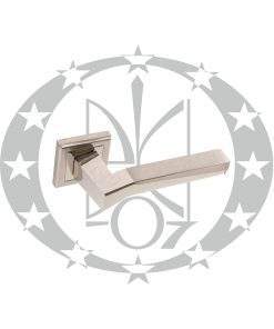 Ручка дверна Metal-Bud DELTA квадратна розета нікель сатин