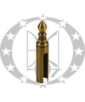 Накладка декоративна гостроверха Ф14 бронза