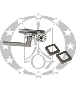 Alternative view of Ручка IBIZA квадратна розета графіт/хром (ZIBZG)