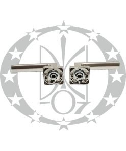 Ручка IBIZA квадратна розета нікель сатинована (ZIBZN)