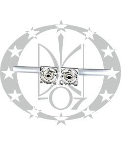 Ручка DH-89A-24Z-08-KW-BL розета CASCADA