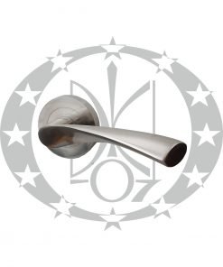 Ручка на розеті ROMA нікель сатинований