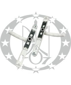 Ручка з пружиною 92 PZ біла вузька 25 мм (HРН-25-92-200)