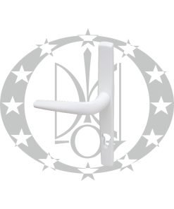 Ручка з пружиною STUBLINA вузька 25 мм 85 PZ біла (1122.00.310)