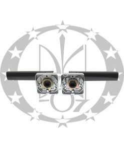 Ручка IBIZA квадратна розета чорний/хром (ZIBZCZ)