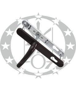 Ручка з пружиною САФІР вузька 25 мм 92 PZ біла/коричнева (KP5152.31/35)