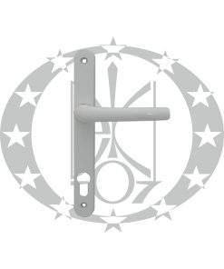 Ручка з пружиною САФІР вузька 25 мм 92 PZ біла/коричнева (KP5152.31/35)