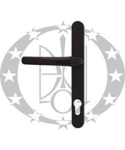 Ручка з пружиною САФІР вузька 25 мм 92 PZ біла/коричнева (KP5152.31/35)