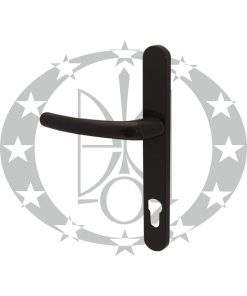 Ручка з пружиною САФІР вузька 25 мм 92 PZ біла/коричнева (KP5152.31/35)