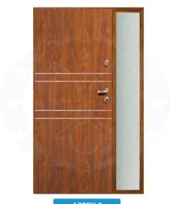 Двері вхідні металеві GERDA TT PLUS Z DOSWIETLAMI Aspen 5