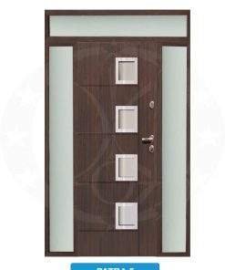 Двері вхідні металеві GERDA TT PLUS Z DOSWIETLAMI Patra 5