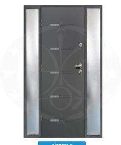 Двері вхідні металеві GERDA TT PLUS Z DOSWIETLAMI Aspen 2