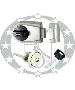 Замок накладний GERDA ZG200 нікель сатин