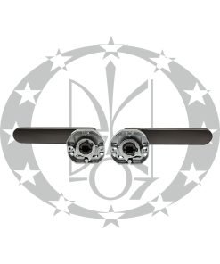 Ручка RIO квадратна розета графіт/хром