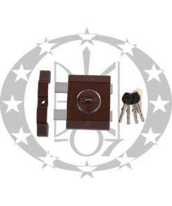 Замок накладний GERDA - TYTAN ZX коричневий