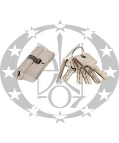 Серцевина GERDA H-PLUS 35/35 горизонтальний ключ 5 ключів нікель сатинований