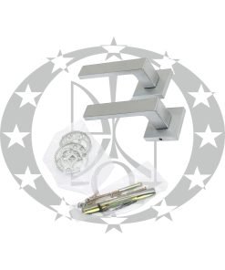 Alternative view of Ручка CUBE квадратна розета хром сатинований (ZCUKCM)