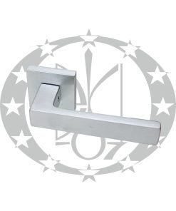 Ручка CUBE квадратна розета хром сатинований (ZCUKCM)