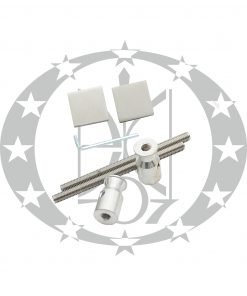 Alternative view of Монтажні елементи до квадратної антаби з нержавійки 40х20 мм