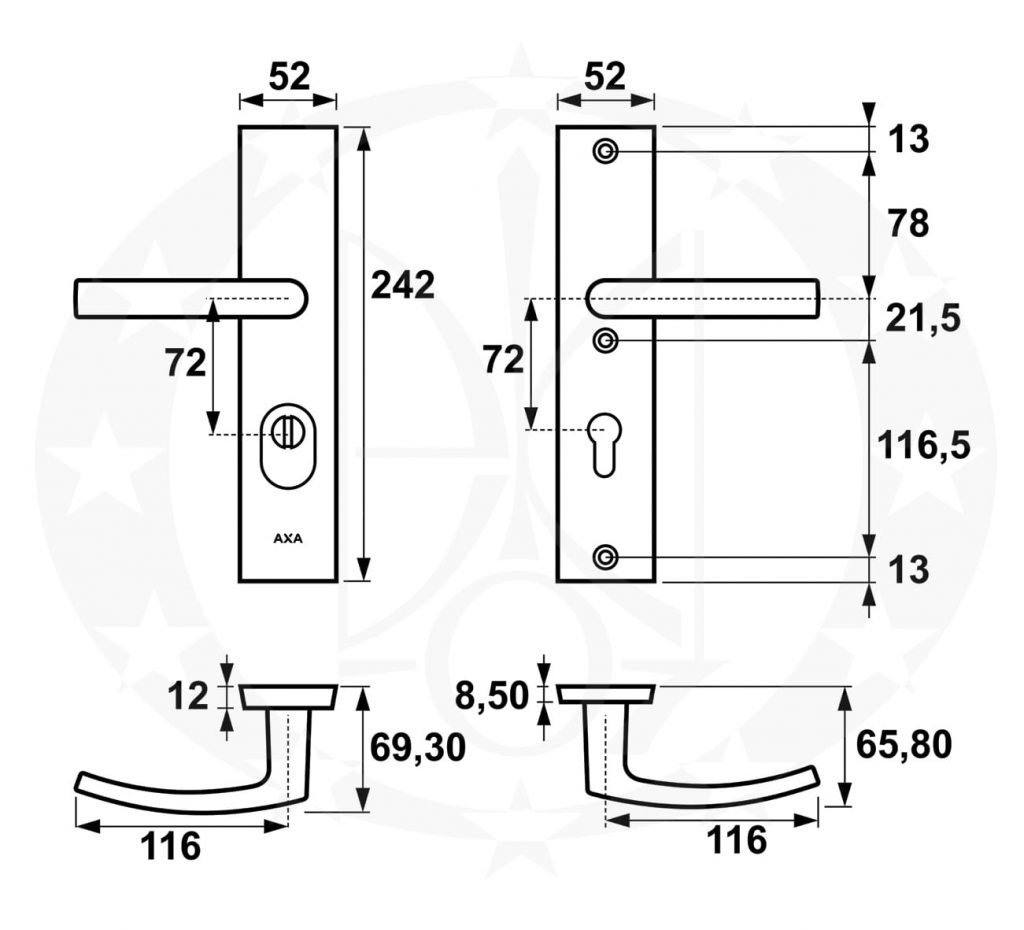 axa mag креслення