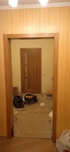 Мнтаж дерев'яних дверей Woodway м. Київ