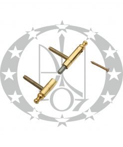 Завіс з кулькою Ф14 латунь