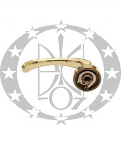 Ручка IRENE розета латунь/латунь сатина