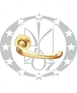 Ручка IRENE розета латунь/латунь сатина