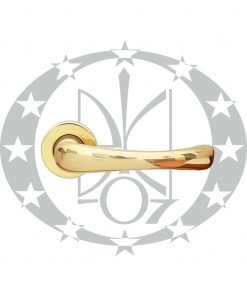 Ручка IRENE розета латунь/латунь сатина