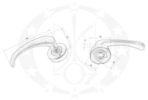 Ручка IRENE креслення розміри