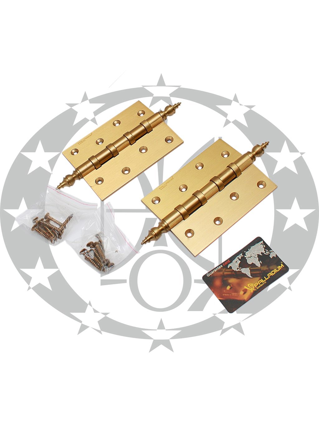 Завіс Palladium mod. 500-B 100 x 75 P латунь сатинована