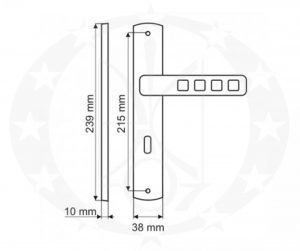 Ручка GAMET QUADRA DH-R-12Y-72-08