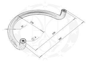 Антаба 5181 креслення розміри